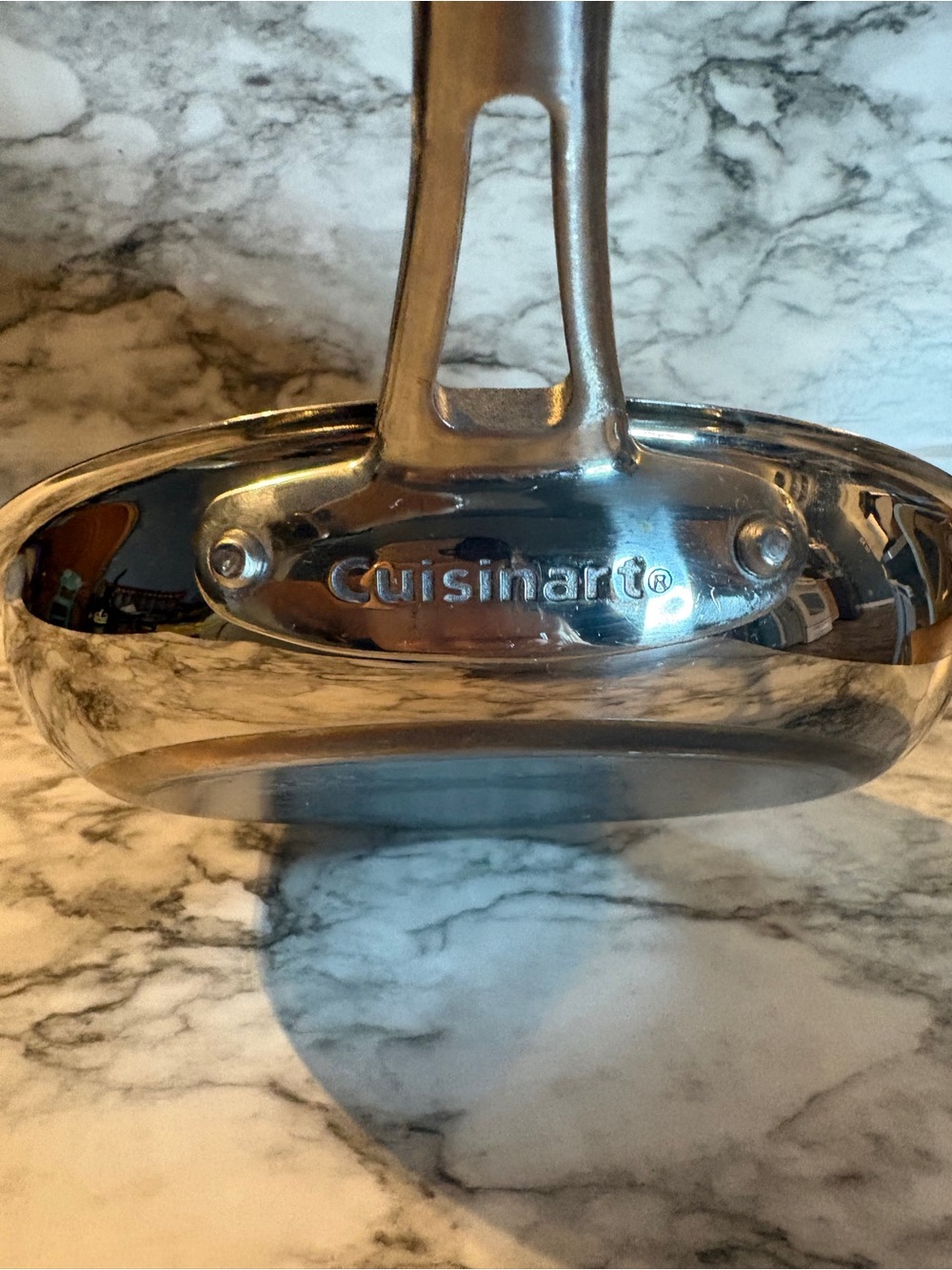 Cuisinart 8” Stainless Steel Skillet Fry Pan Riveted Handle Kitchen Cookware